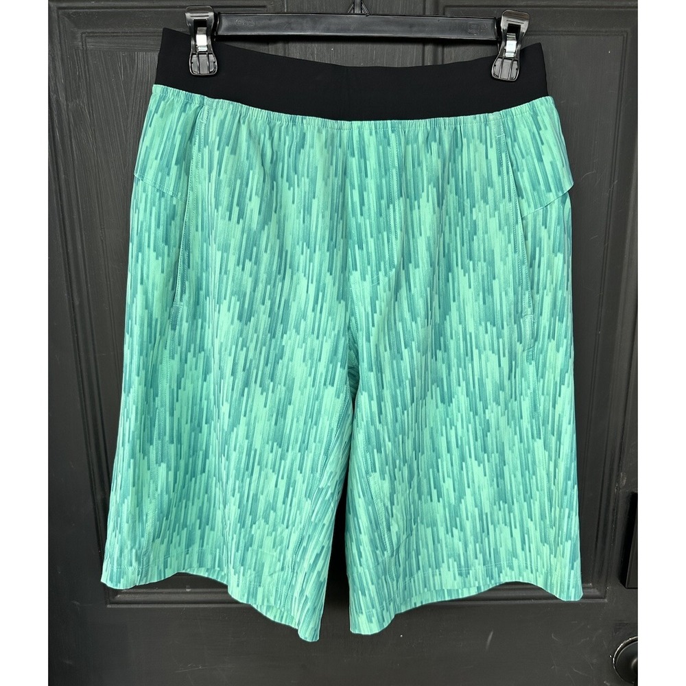 Lululemon Core Linerless Athletic Shorts Trunks Aqua Wave Men's Size Small